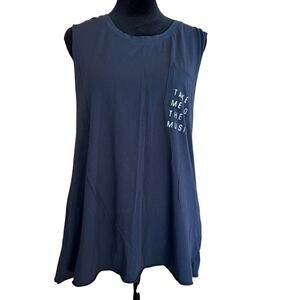 Zoe + Liv sleeveless crewneck tank top, women's size XL